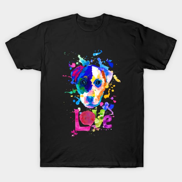 Doggy love T-Shirt by AgniArt